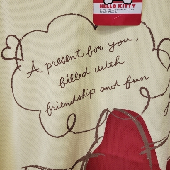 Sanrio Hello Kiity t-shirt Yellow M - Picture 3 of 8